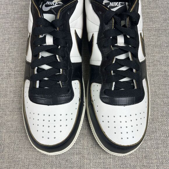 Nike Terminator Low Mens 13 FQ8127-030 Black White Lifestyle Casual Shoes Panda - Picture 5 of 10